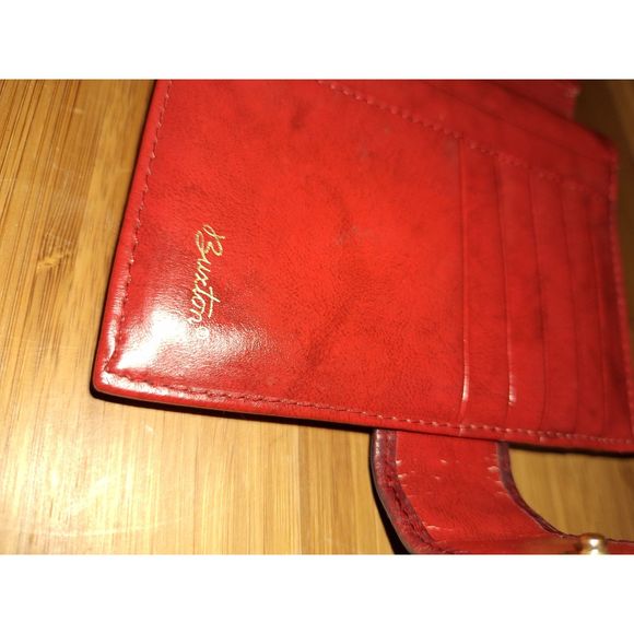 Buxton Embossed  Leather Coin Purse Wallet - Picture 6 of 10